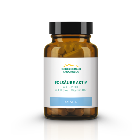 Heidelberger Folsäure aktiv + Vitamin B12 aktiv, 60 vegane Kapseln