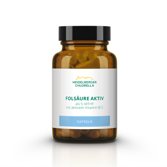 Heidelberger Folsäure aktiv + Vitamin B12 aktiv, 60 vegane Kapseln