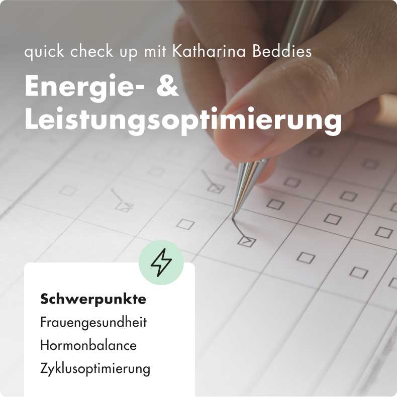 quick check up - Katharina Beddies