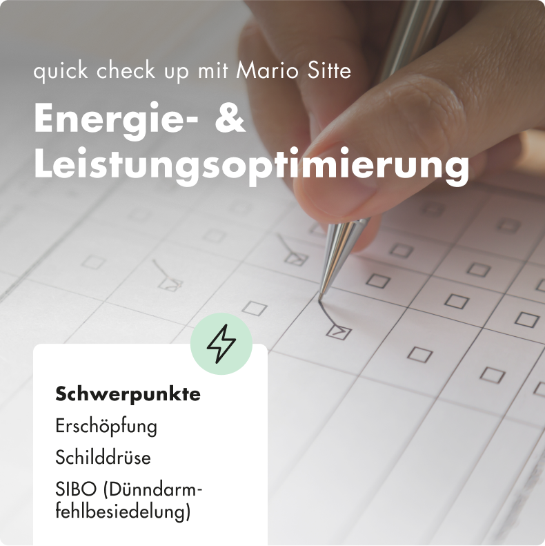 quick check up - Mario Sitte