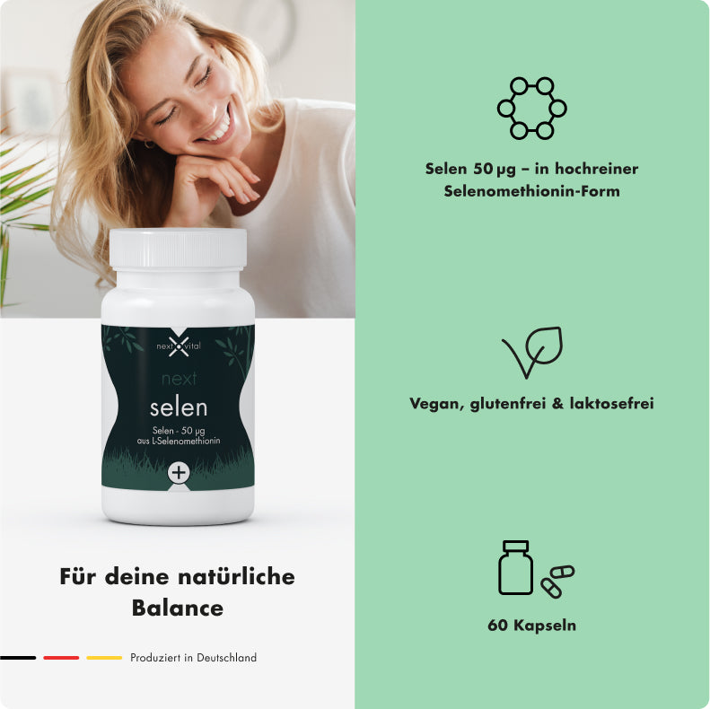 next selen, 60 vegane Kapseln