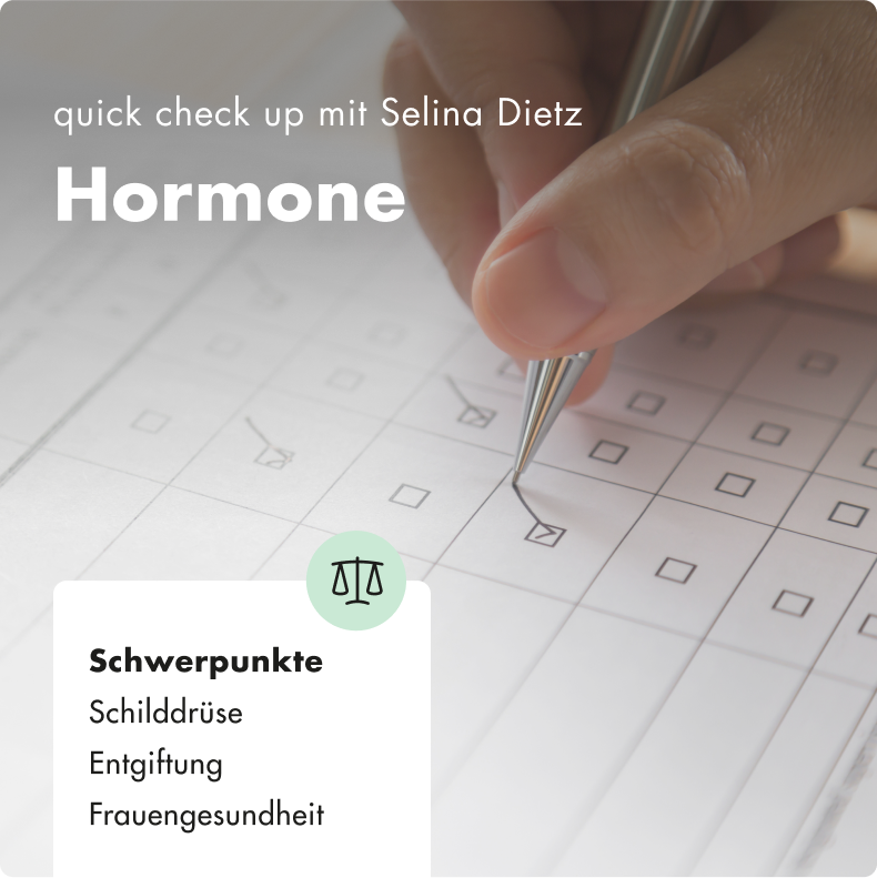 quick check up - Selina Dietz