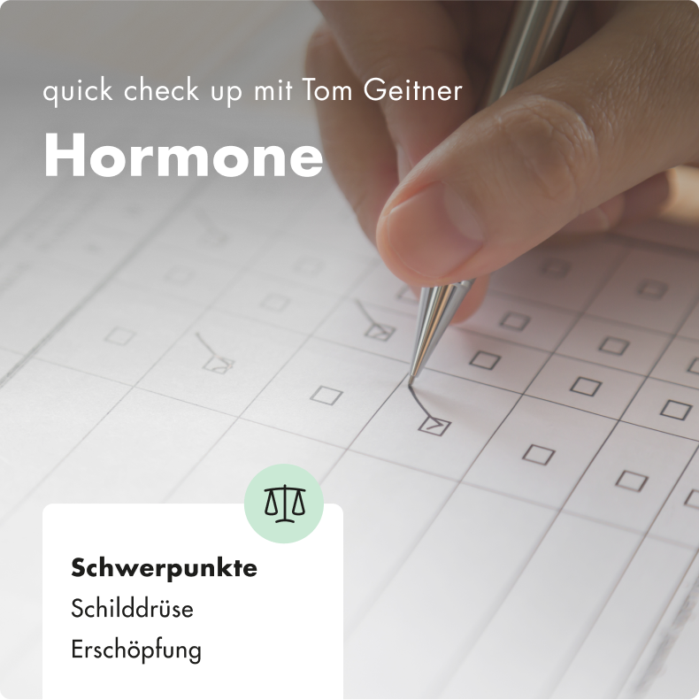 quick check up - Tom Geitner