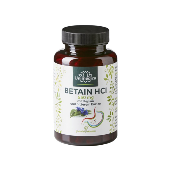 Betain HCl, 120 Kapseln