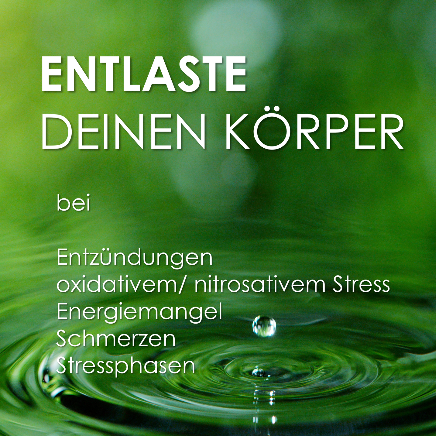 Entlaste deinen Körper