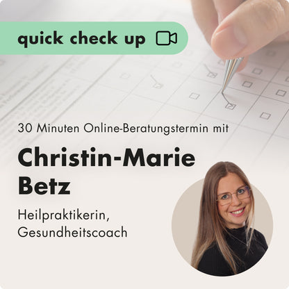 quick check up - Kindergesundheit - Christin-Marie Betz