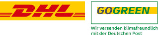 Versand über Deutsche Post, DHL GoGreen