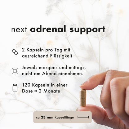 next adrenal support, 120 vegane Kapseln