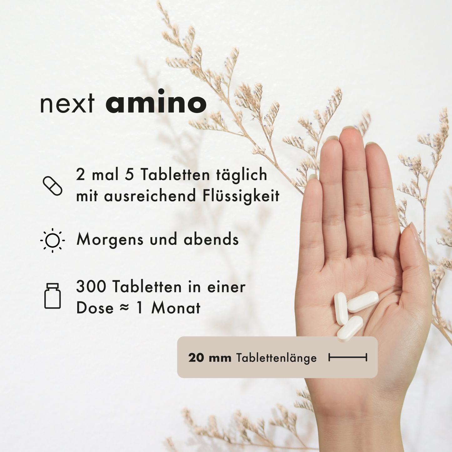 next amino, 300 vegane Tabletten