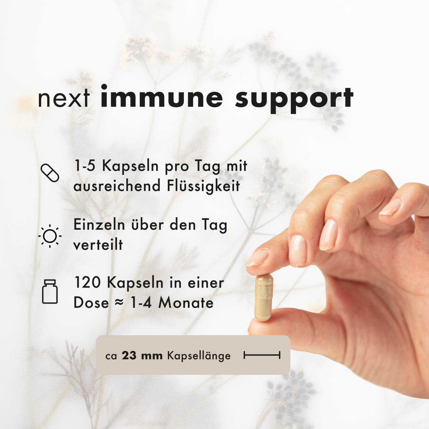 next immune support, 120 vegane Kapseln