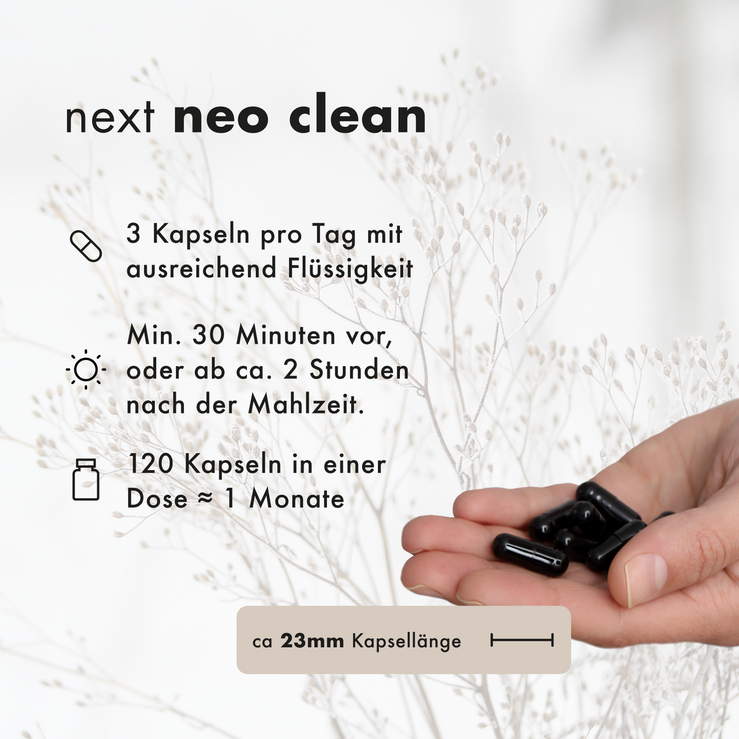 next neo clean, 120 vegane Kapseln