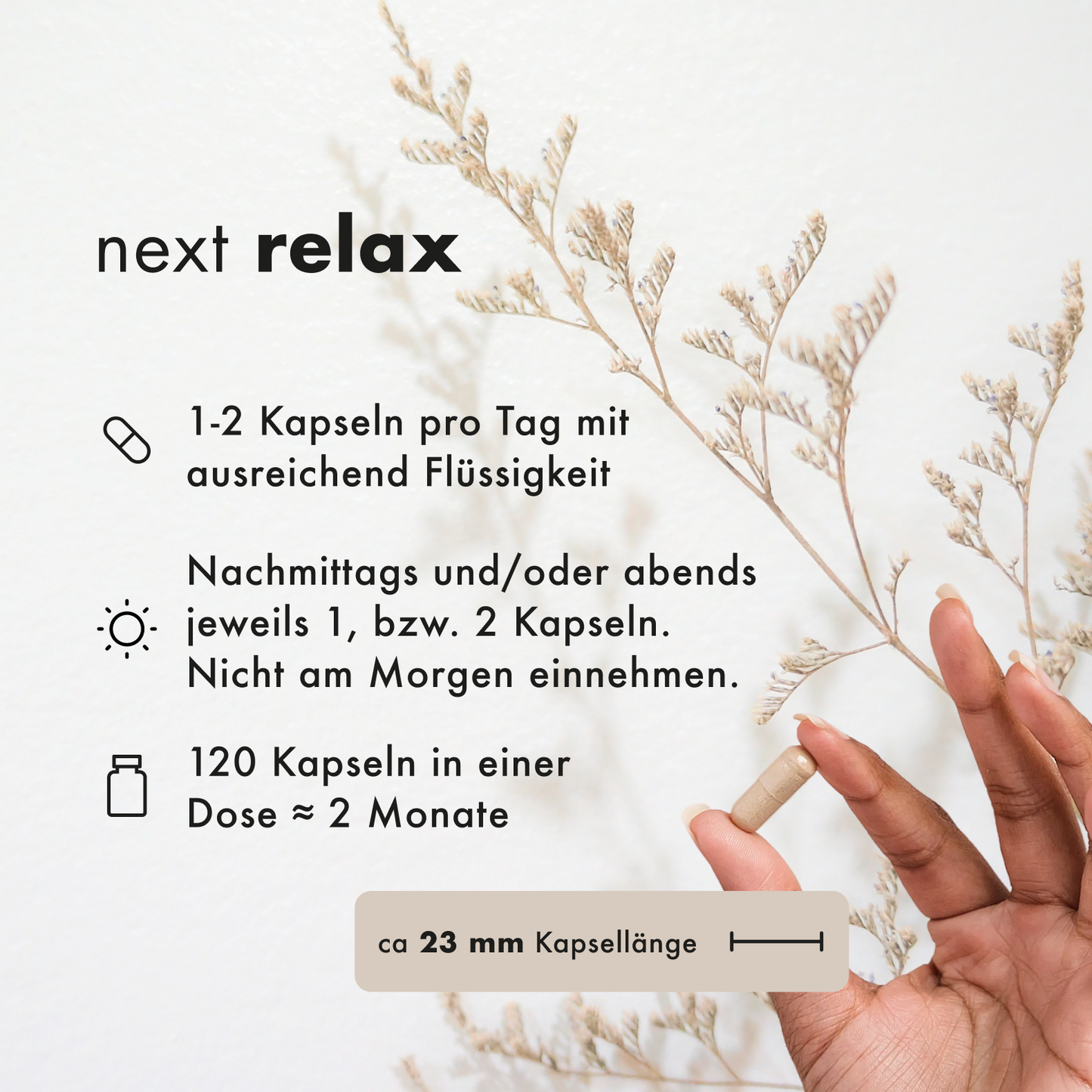 next relax, 120 vegane Kapseln