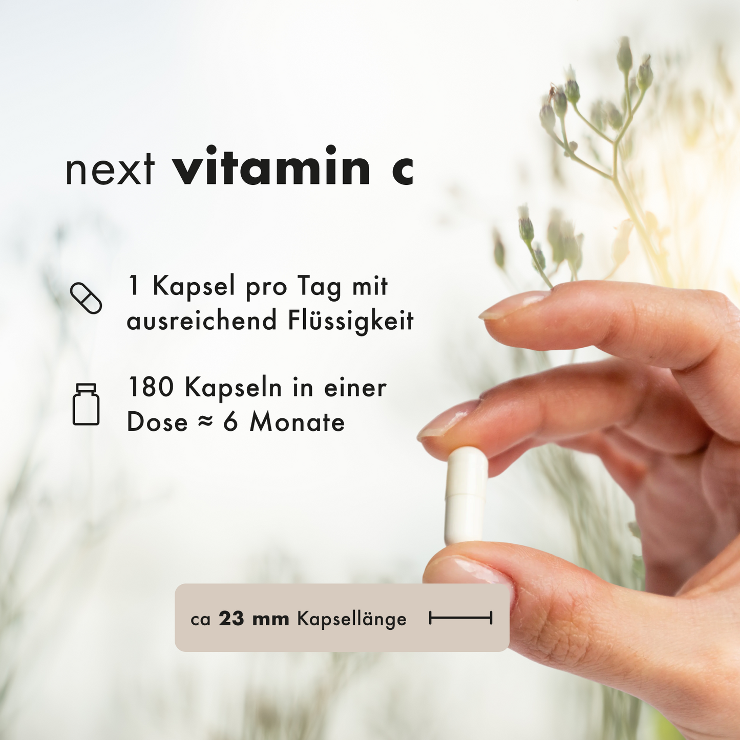 next vitamin c, 180 vegane Kapseln