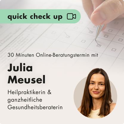 quick check up - Julia Meusel