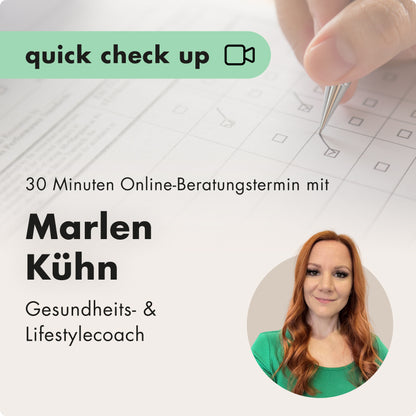 quick check up - Marlen Kühn