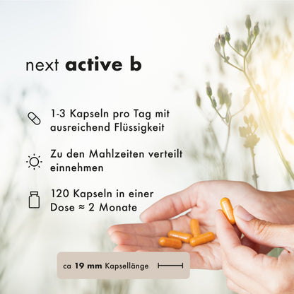 next active b, 180 vegane Kapseln