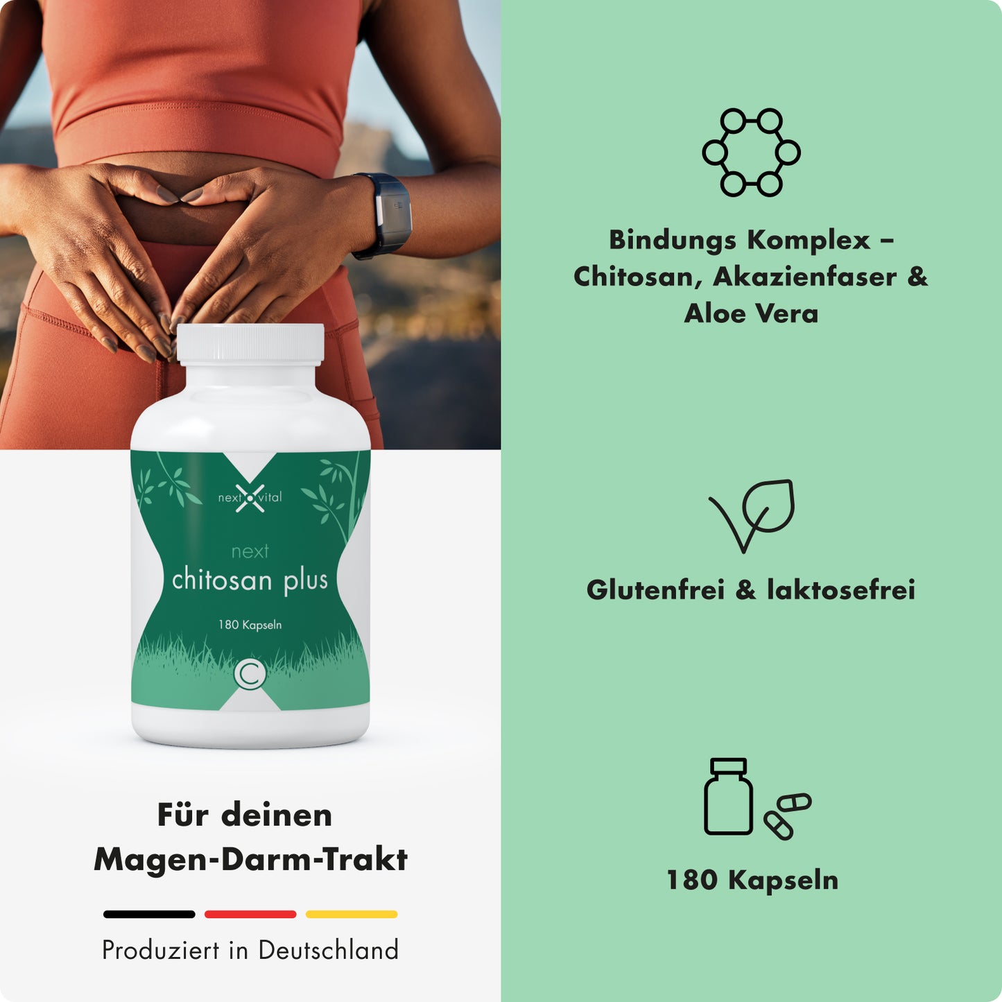 next chitosan plus, 180 Kapseln