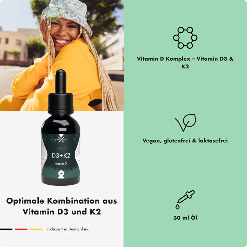 next D3 + K2 Öl, 30 ml