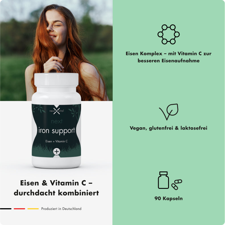 next iron support, 90 vegane Kapseln