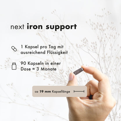 next iron support, 90 vegane Kapseln