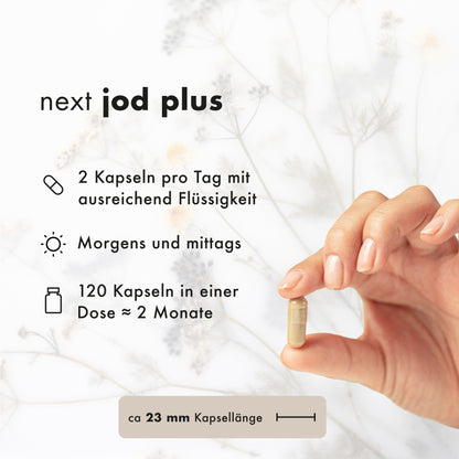 next jod plus, 120 vegane Kapseln
