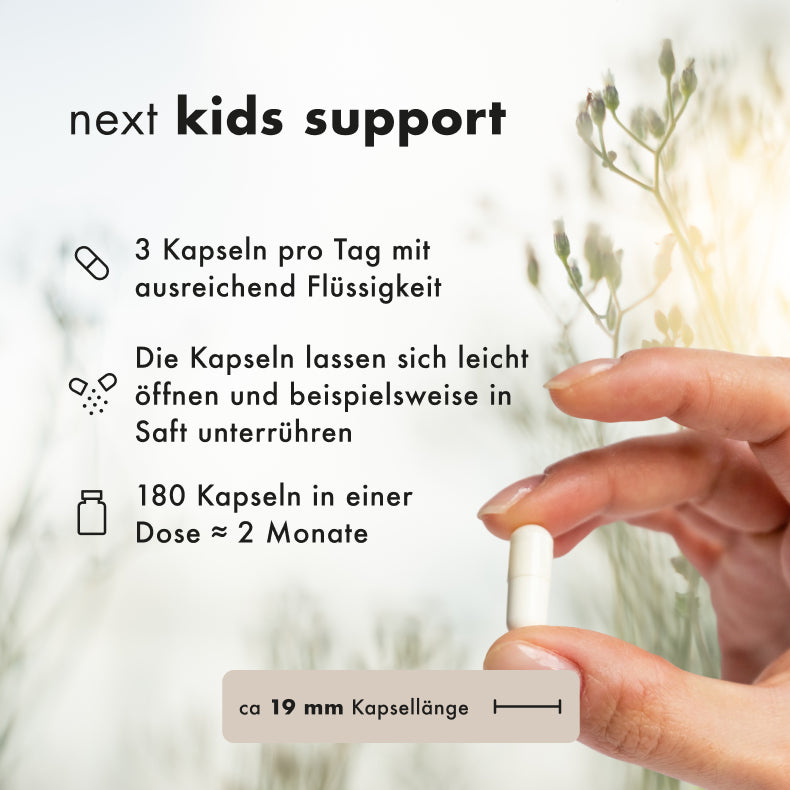 next kids support, 180 vegane Kapseln