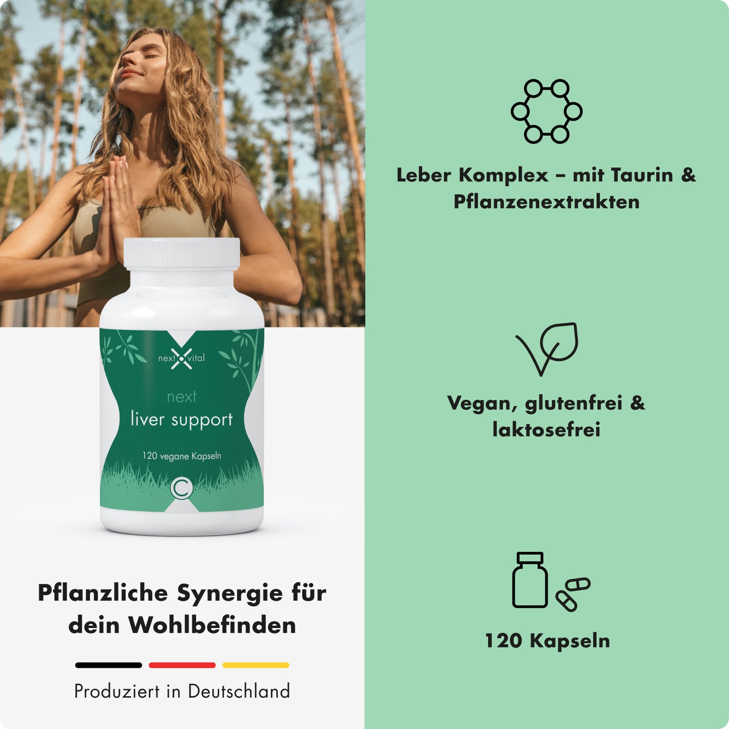 next liver support, 120 vegane Kapseln