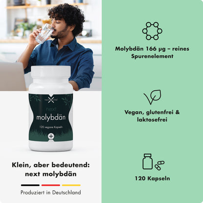 next molybdän, 120 vegane Kapseln