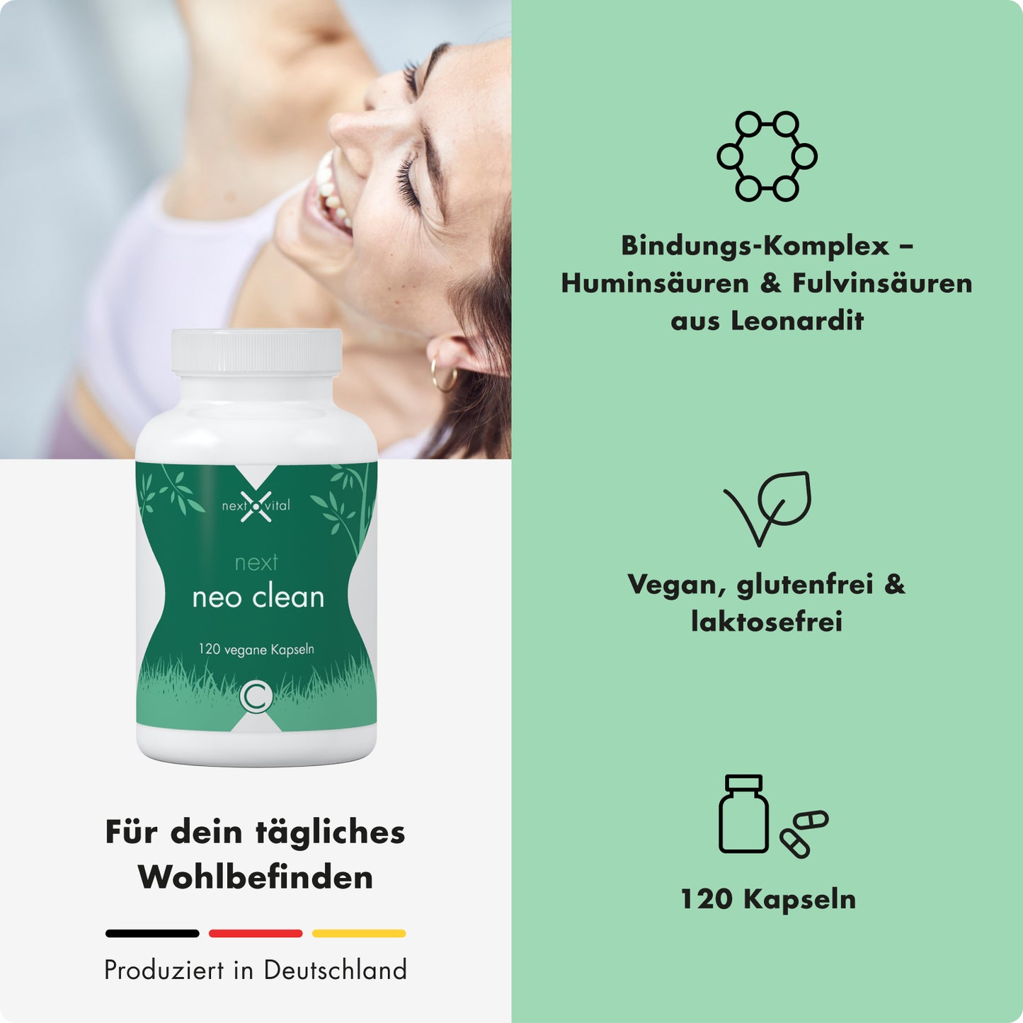 next neo clean, 120 vegane Kapseln