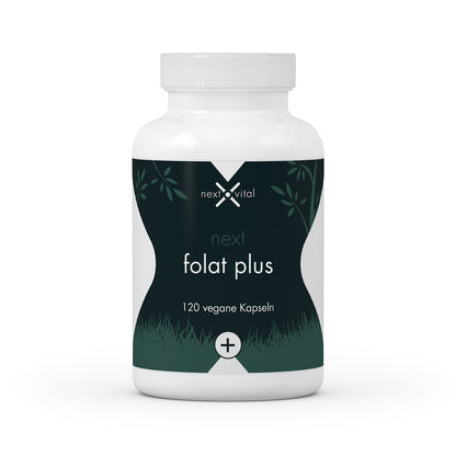 next folat plus, 120 vegane Kapseln