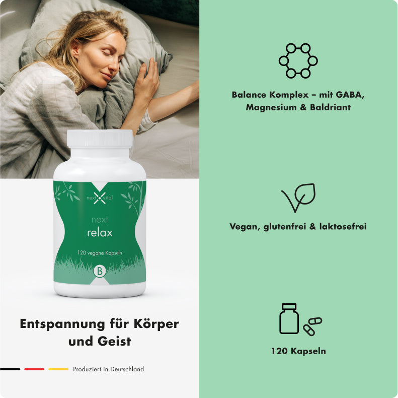 next relax, 120 vegane Kapseln