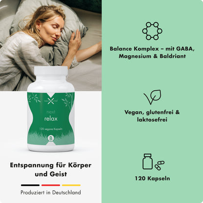 next relax, 120 vegane Kapseln