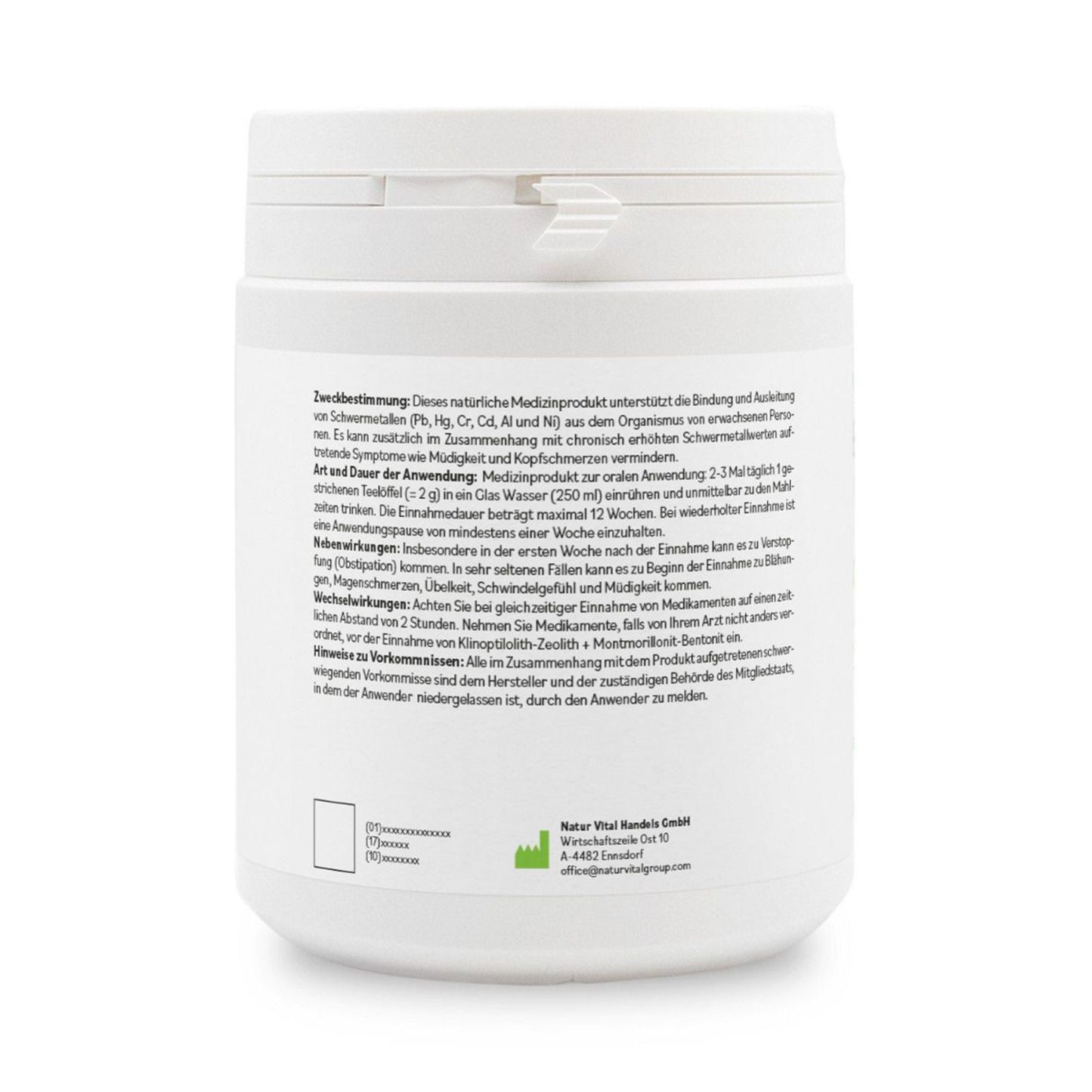 ZeoBent MED Detox-Pulver, 400 g