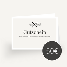 Laden Sie das Bild in den Galerie-Viewer, nextvital Geschenkgutschein - 50,00 €