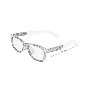 PRiSMA Blaulichtfilter-Brille KiDS LiTE - K3704 - schwarz/gelb