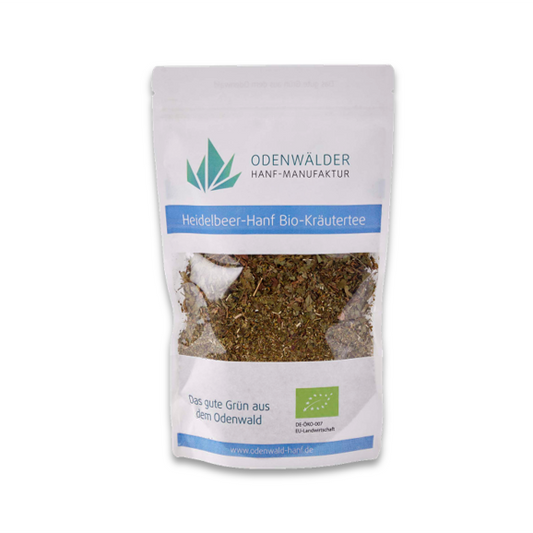 Hanf-Heidelbeerblätter Tee Bio, 100 g