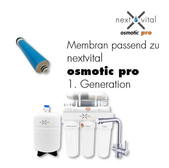 nextvital osmotic pro 1. Generation, Membran 100 GPD